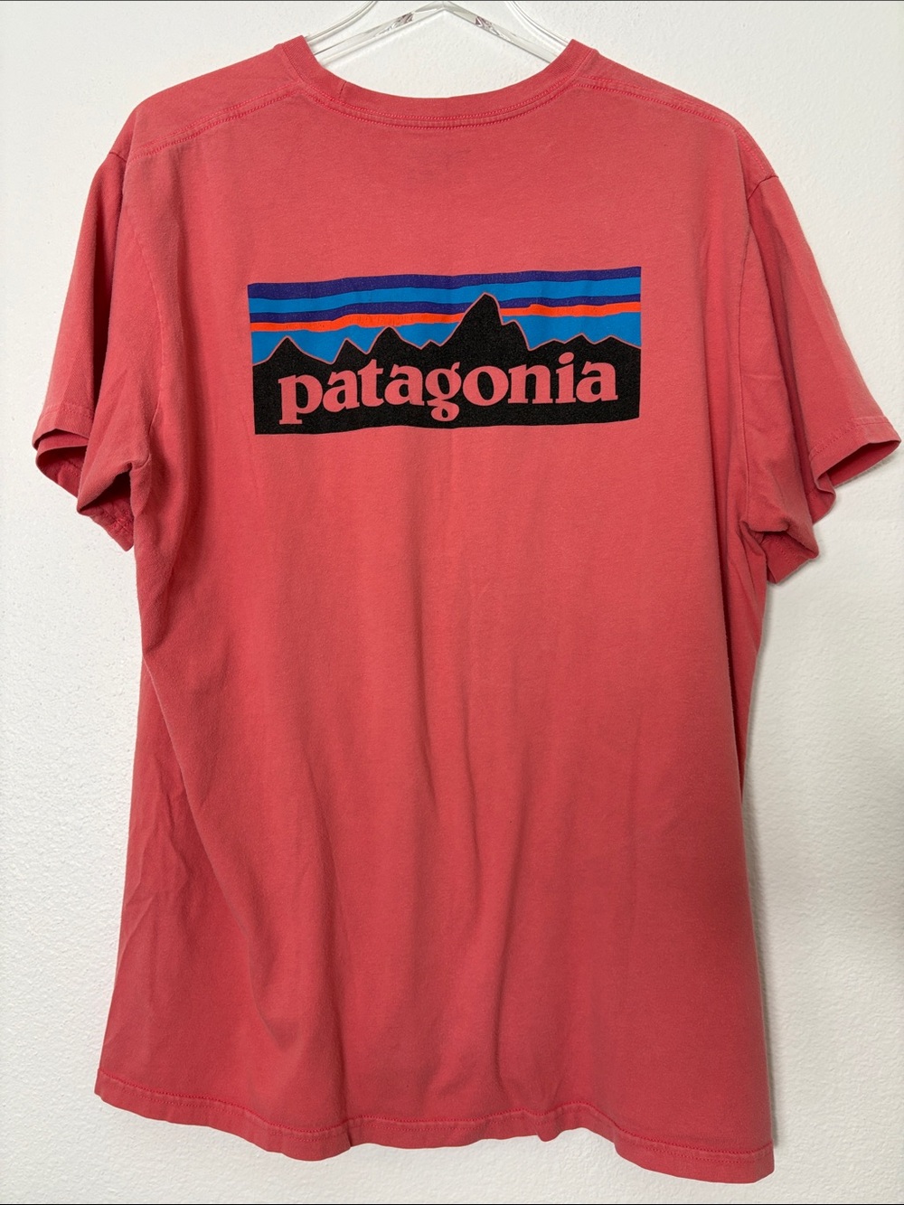 Patagonia Men’s Short-Sleeve Pocket Tee — Coral